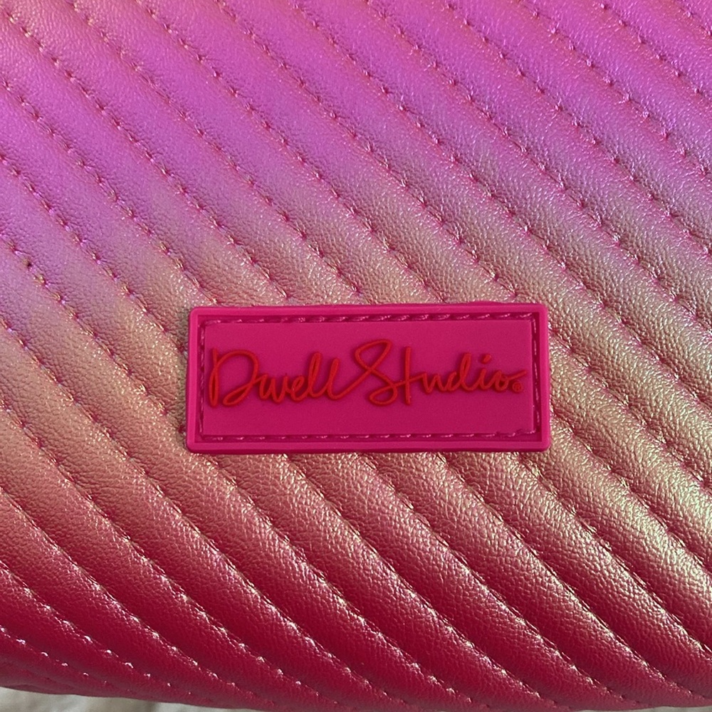 Pink and Clear Chrome Cosmetic Bags - Picture 3 of 6